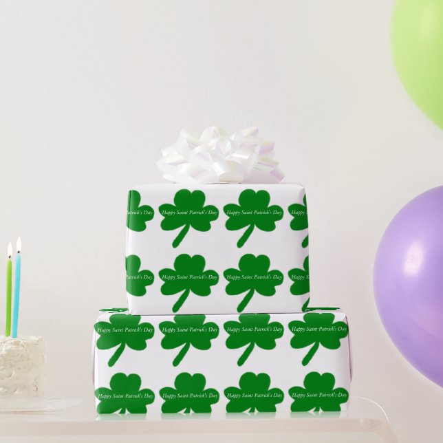 Papel De Regalo El Día de San Patricio (Regalos de fiesta)