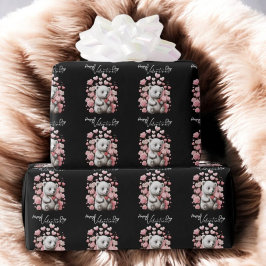 Papel De Regalo El día de San Valentín con Oso Teddy rico