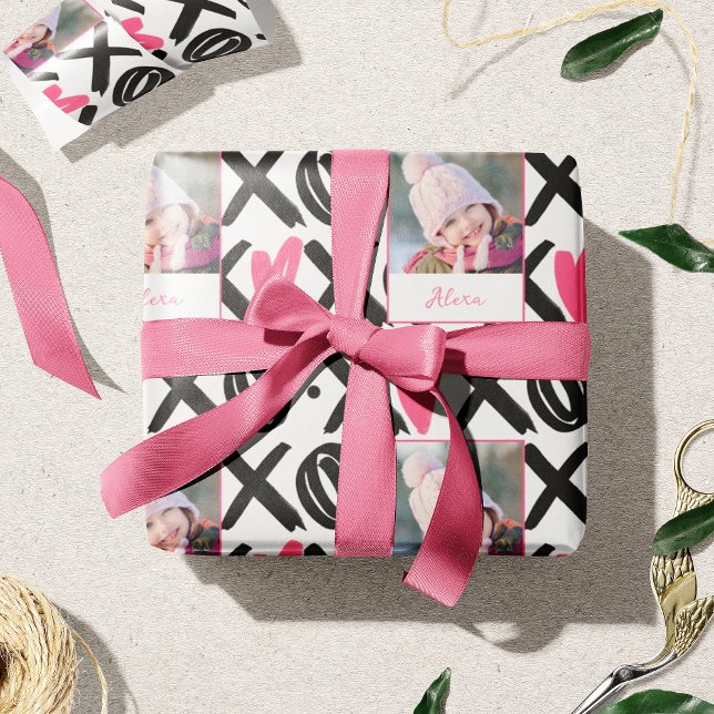 Papel De Regalo El día de San Valentín de fotografía y patrón card (Subido por el creador)