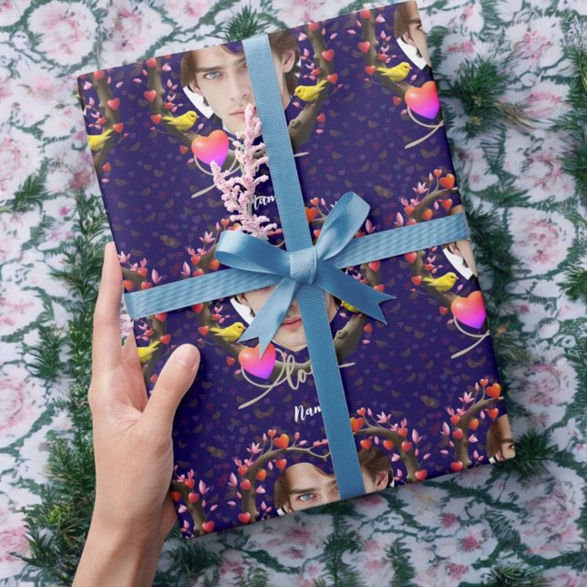 Papel De Regalo El día de San Valentín de pájaro canario (Subido por el creador)