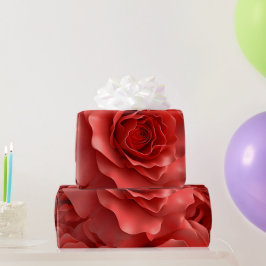 Papel De Regalo el día de San Valentín de patrón sin foco de rosas
