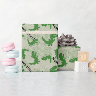 Papel De Regalo El dibujo animado del dinosaurio de Rex del