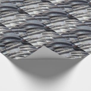 Papel De Regalo El diseño de la naturaleza abstracta de los plumas