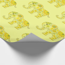 El elefante florece amarillo