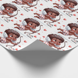 Papel De Regalo El encanto de Cupido es mi San Valentín