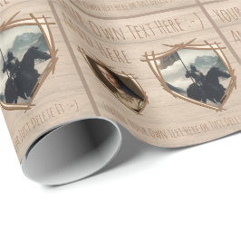 Papel De Regalo El escudo de Knight. Escudo de armas Tarjeta de se