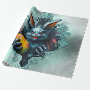 Papel De Regalo El espeluznante conejo de Pascua,