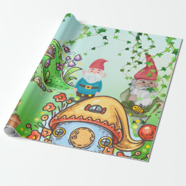 Papel De Regalo El Fiesta de Gnome