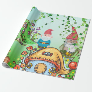 Papel De Regalo El Fiesta de Gnome