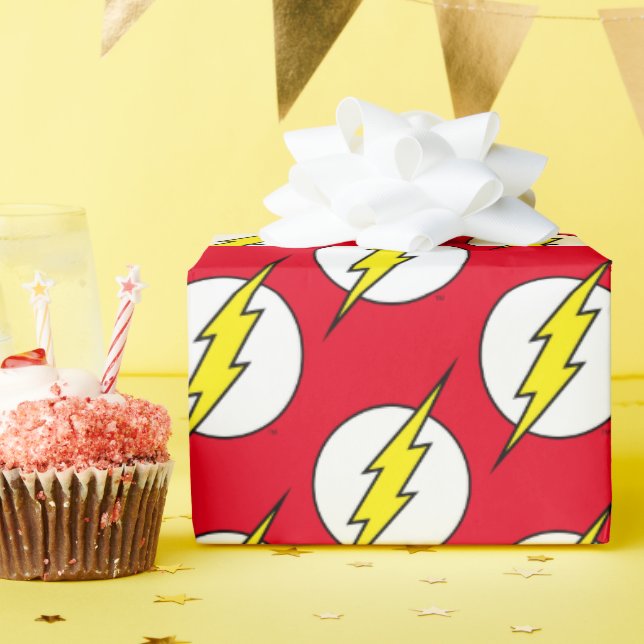Papel De Regalo El Flash | Tornillo Lightning (Fiesta de cumpleaños )
