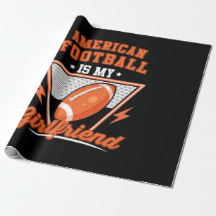 Papel De Regalo El Fútbol Americano Es Mi Novia