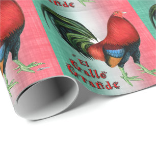 Papel De Regalo El Gallo Grande