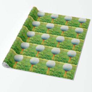 Papel De Regalo El Golfing - pelota de golf en la camiseta