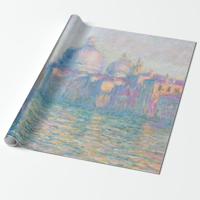 Papel De Regalo El Gran Canal De Venecia Por Claude Monet (Desenrollado)