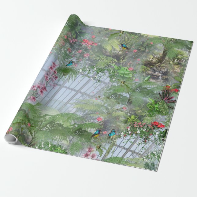 Papel De Regalo El Greenhouse victoriano (Desenrollado)