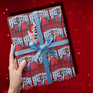Papel De Regalo El hogar de papá Trump Ajuste de regalo de Trump