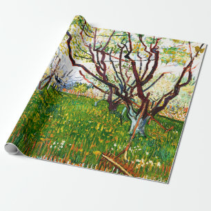 Papel De Regalo El huerto florido (1888) de Vincent Van Gogh