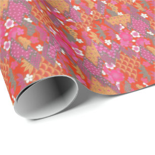 Papel De Regalo El japonés florece No.6