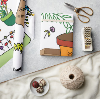 Papel De Regalo El Jardín