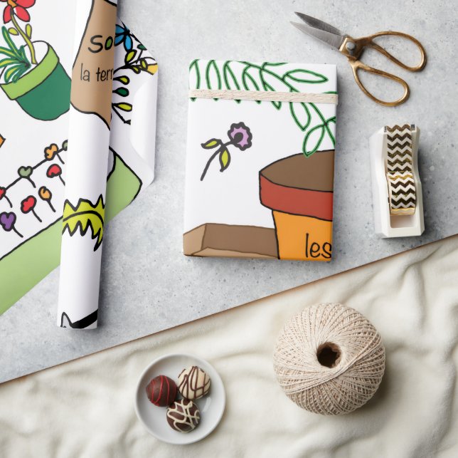 Papel De Regalo El Jardín (Artesanía)