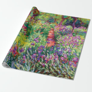 Papel De Regalo El jardín Iris de Claude Monet