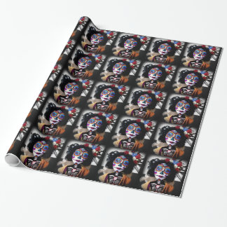 Papel De Regalo El La Catrina invoca las bebidas espirituosas de