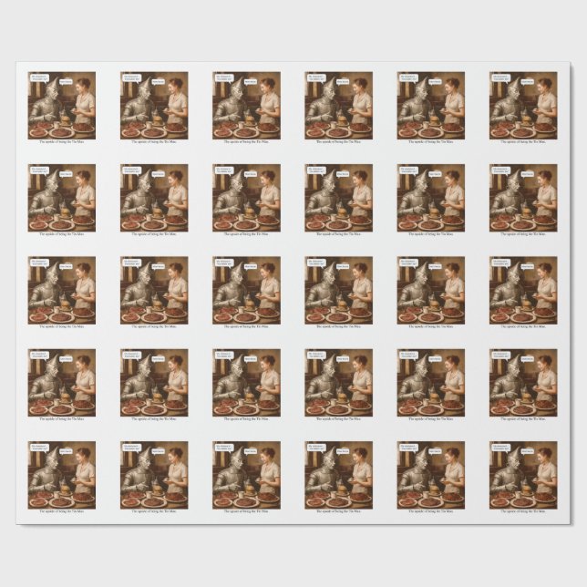 Papel De Regalo El lado positivo de ser el Hombre Estaño (Superficie plana)