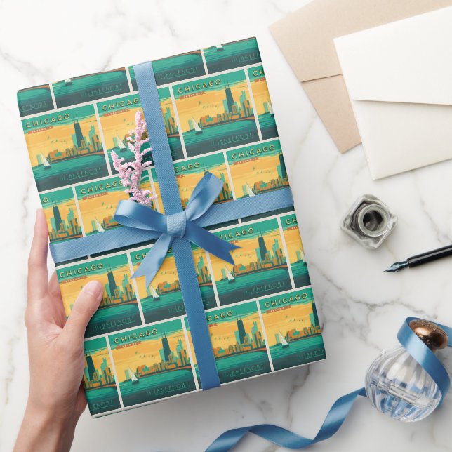 Papel De Regalo El Lago | Chicago, Illinois (Regalar)