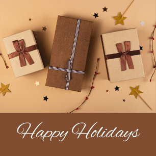 Papel De Regalo El marrón oscuro a la moda para mezclar y empareja