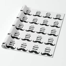 Papel De Regalo El mejor bigote de papá del mundo