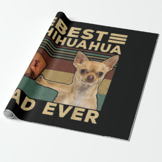Papel De Regalo El mejor papá de Chihuahua