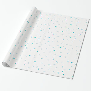 Papel De Regalo El muchacho azul claro del bebé lindo del FELIZ