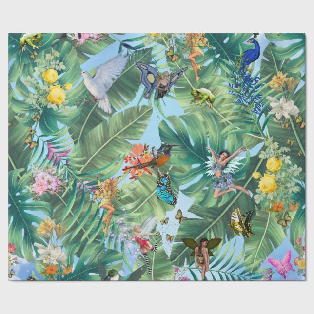 Papel De Regalo El mundo de la fantasía caprichosa (Costura)