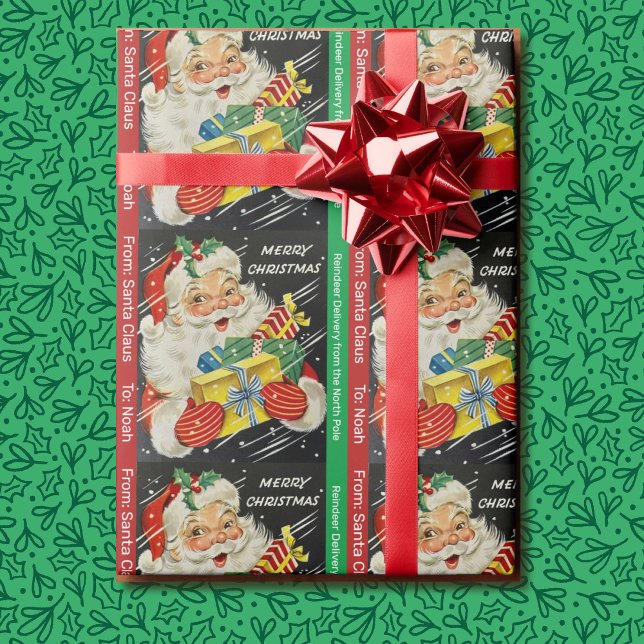 Papel De Regalo El nombre del niño y el regalo de los Navidades de (Subido por el creador)