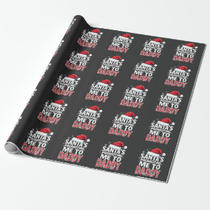 Papel De Regalo El Papá Noel me asciende a Papá Navidad