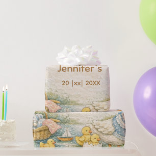 Papel De Regalo el pequeño ganso está en camino 