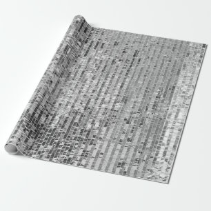 Papel De Regalo El plateado secuela un patrón impecable