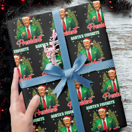 Papel De Regalo El presidente favorito de Santa Claus | El regalo 