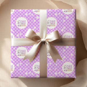 Papel De Regalo El Primer Cumpleaños de la Silly Goose-Girl Uno Pú