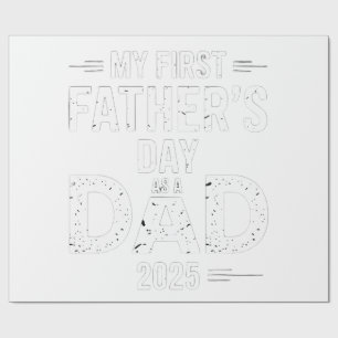Papel De Regalo El primer día de mi padre como padre 2025
