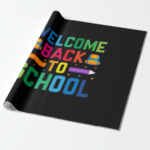Papel De Regalo El profesor es bienvenido de vuelta a la escuela