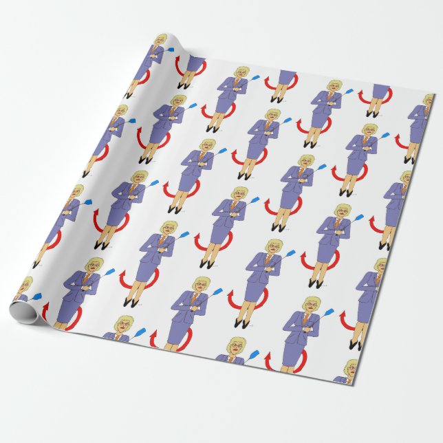 Papel De Regalo El profesor malvado (Desenrollado)