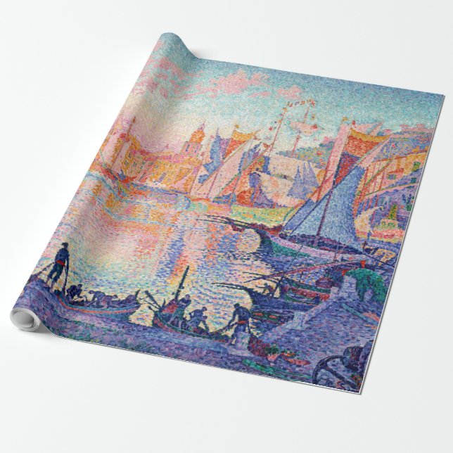Papel De Regalo El puerto de Saint-Tropez, Signac (Desenrollado)