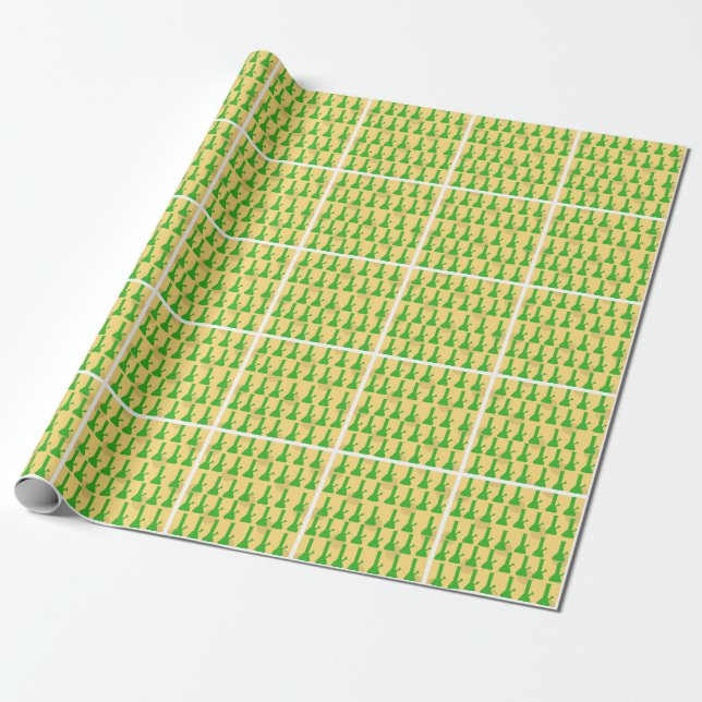 Papel De Regalo El queso verde Bong diseño por el #GrindAndVape (Desenrollado)