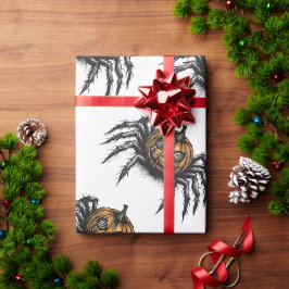 Papel De Regalo El rastreador con cabeza de calabaza