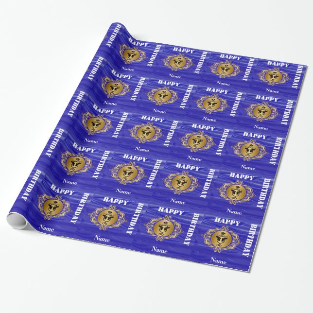 Papel De Regalo ¡El regalo de la policía envuelve al Personalizar! (Desenrollado)