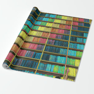 Papel De Regalo El regalo de los amantes de la biblioteca