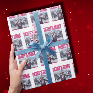 Papel De Regalo El regalo de Trump para casa de papá