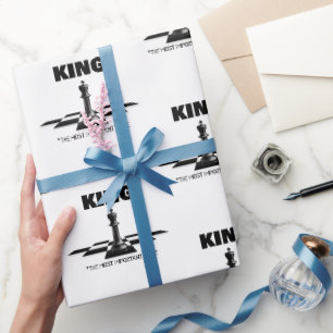 Papel De Regalo El rey es la pieza más importante