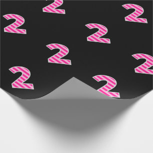 Papel De Regalo El rosa raya el acontecimiento 2 # (cumpleaños, e
